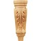 Ekena Millwork 5 1/8"W x 3 3/8"D x 15 1/2"H Medium Acanthus Pilaster Wood Corbel, Red Oak CORW05X03X16PARO - alternate 3